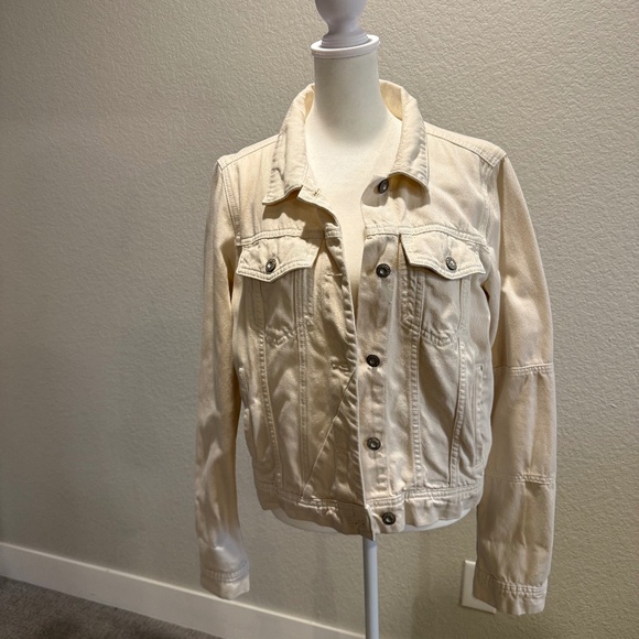 Free People Ivory Jean Jacket - Picture 2 of 8